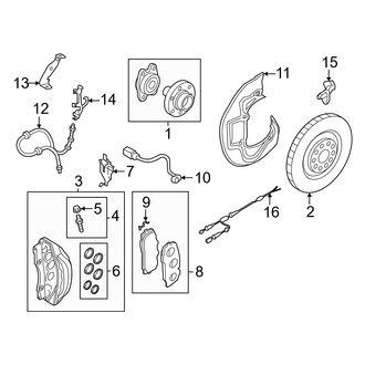 Audi OE - Front Suspension - Brake Components (400 x 38 mm, from 09/04/2023), (Premium / Premium Plus / Prestige)