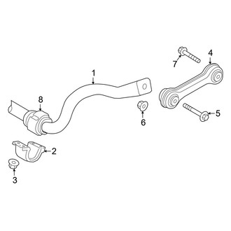 Audi OE - Front Suspension - Stabilizer Bar & Components