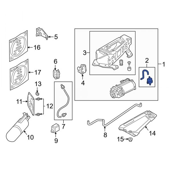 Air Suspension Compressor Filter