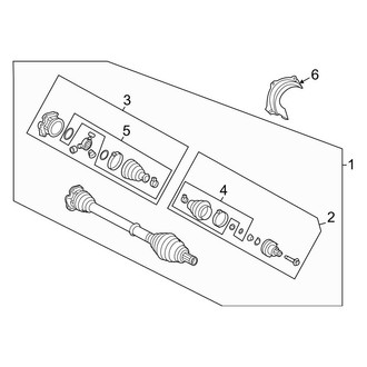 Audi OE - Front Suspension - Drive Axles (Premium / Premium Plus / Prestige 3.0L)