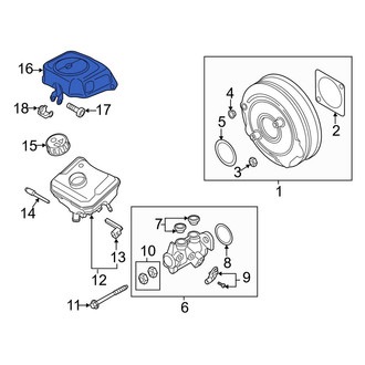 Audi OE - Brake Master Cylinder Reservoir Cap
