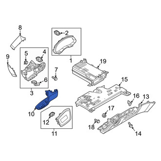 Audi OE - Left Upper Instrument Panel Trim Panel