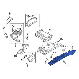 Audi OE - Left Upper Instrument Panel Trim Panel