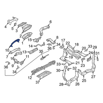 Audi OE - Instrument Panel Air Duct