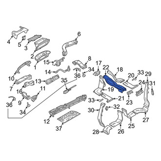 Audi OE - Instrument Panel Air Duct