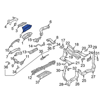 Audi OE - Front HVAC Air Inlet Housing