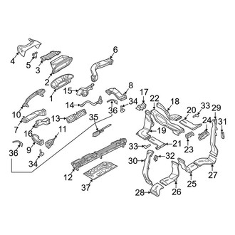 Audi OE - Instrument Panel - Ducts