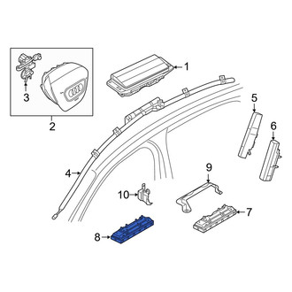 Audi OE - Left Lower Instrument Panel Air Bag