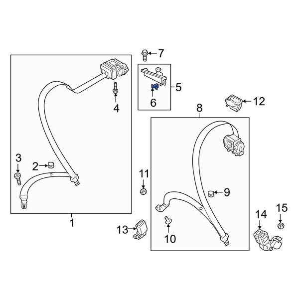 Seat Belt Guide Clip