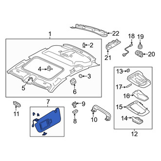 Audi OE - Left Sun Visor