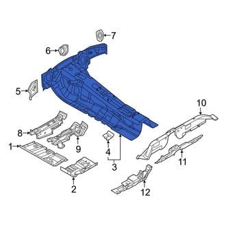 Audi OE - Front Center Floor Pan
