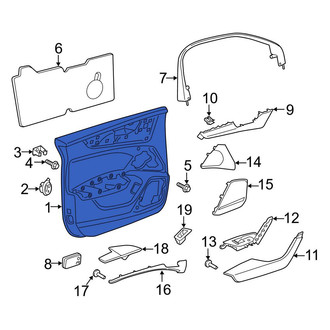 Audi OE - Front Left Inner Door Interior Trim Panel