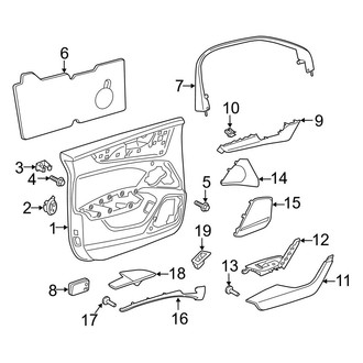 Audi OE - Front Door - Interior Trim (Door Panel & Trim)
