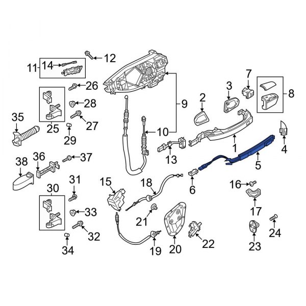 Door Handle Touch Sensor