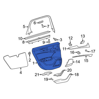 Audi OE - Front Left Inner Door Interior Trim Panel