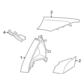 Audi OE - Quarter Panel - Interior Trim