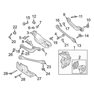 Audi OE - Rear Suspension - Suspension Components