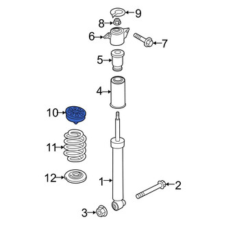 Audi OE - Rear Upper Coil Spring Insulator