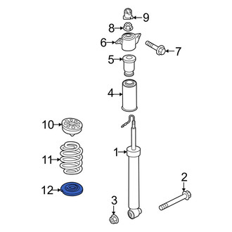Audi OE - Rear Lower Coil Spring Insulator