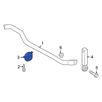 Audi OE - Front Suspension Stabilizer Bar Bushing