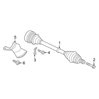 Audi OE - Rear Suspension - Drive Axles (3.0L)