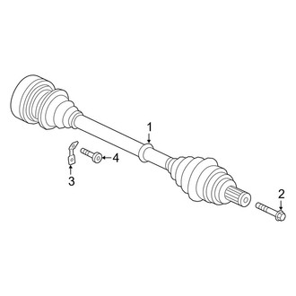 Audi OE - Rear Suspension - Drive Axles