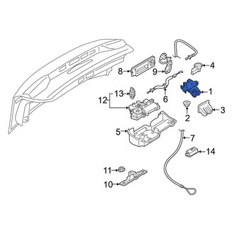 Audi OE - Rear Deck Lid Latch