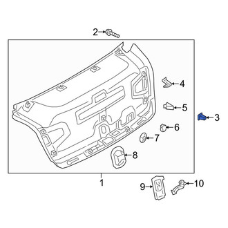 Audi OE - Deck Lid Trim Nut