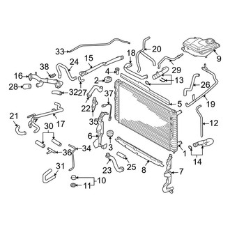 Audi OE - Cooling - Radiator & Components (Main), (4.2L)