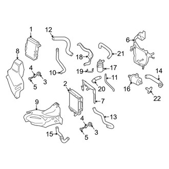 Audi OE - Cooling - Radiator & Components (Auxiliary), (4.2L)