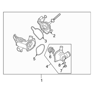 Audi OE - Cooling - Water Pump (4.2L)