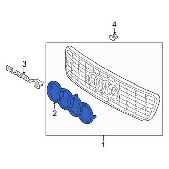 Audi OE - Front Grille Emblem