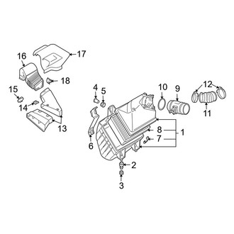 Audi OE - Engine / Transaxle - Air Intake (4.2L)