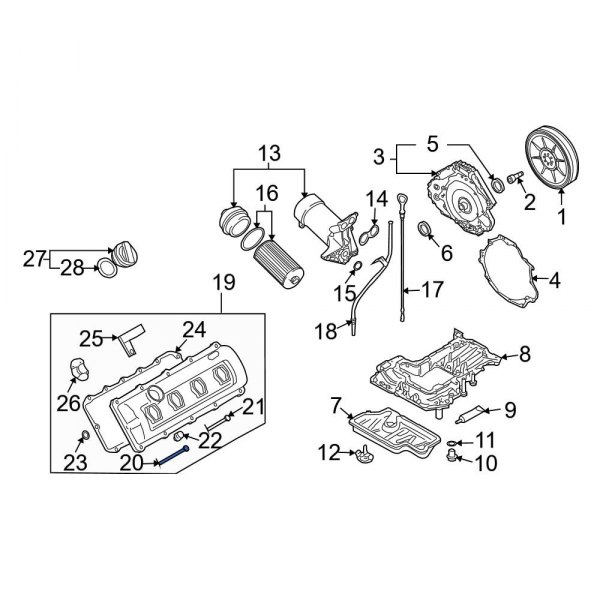 Engine Valve Cover Bolt