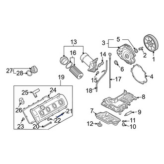 Audi OE - Engine Valve Cover Bolt