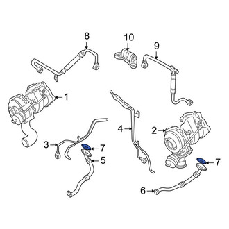 Audi OE - Turbocharger Oil Line Gasket