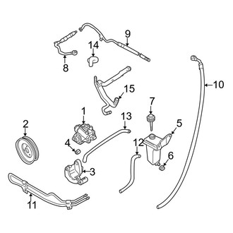 Audi OE - Steering Gear & Linkage - Pump & Hoses (2.7L)