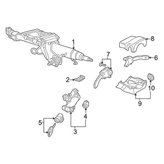 Audi OE - Steering Column - Shroud, Switches & Levers