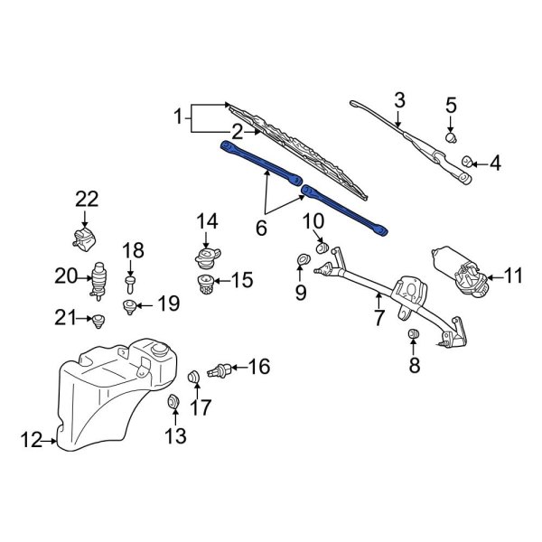 Windshield Wiper Linkage