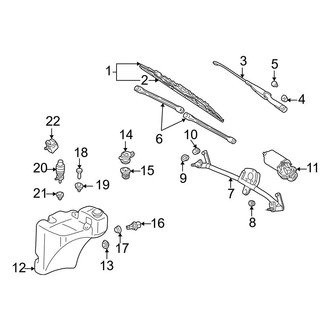Audi OE - Windshield - Wiper & Washer Components