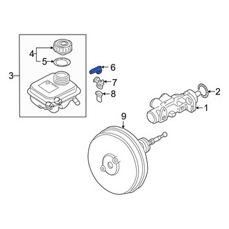 Audi OE - Brake Fluid Level Sensor