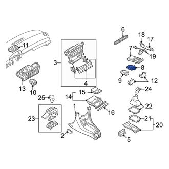 Audi OE - Hazard Warning Switch