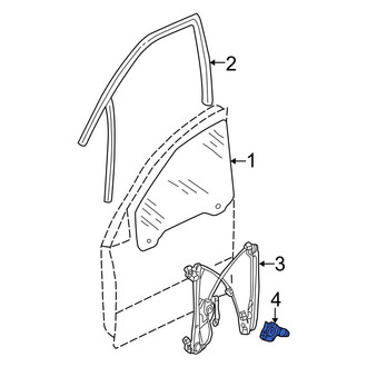 Audi OE - Front Left Window Motor