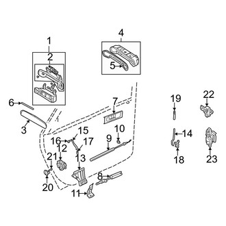 Audi OE - Rear Door - Lock & Hardware