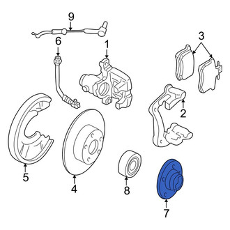 Audi OE - Rear Wheel Hub