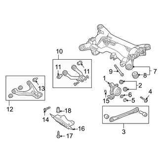 Audi OE - Rear Suspension - Suspension Components