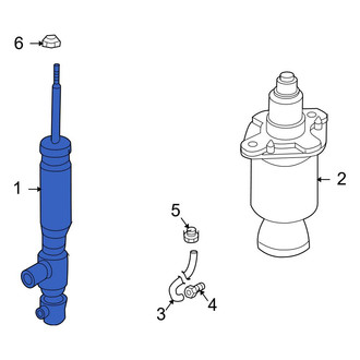 Audi OE - Rear Left Suspension Shock Absorber