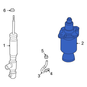 Audi OE - Rear Left Air Suspension Spring