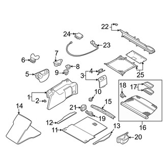 Audi OE - Rear Body & Floor - Interior Trim
