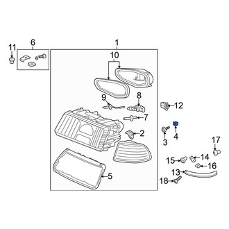 Audi OE - Engine Coolant Reservoir Grommet